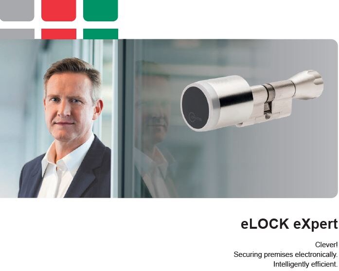 eLOCK eXpert brochure for electronic locking systems from OPERTIS