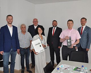 Visit from the local authorities of the Volkmarsen district to OPERTIS