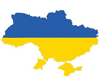 Ukrainische Flagge